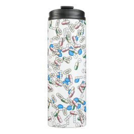 Pill Sprinkles Pattern Thermosbecher