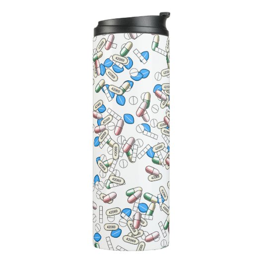 Pill Sprinkles Pattern Thermosbecher (Nach links gedreht)