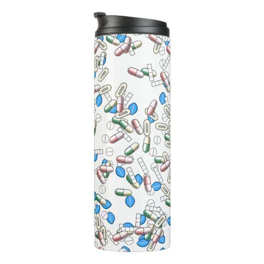 Pill Sprinkles Pattern Thermosbecher (Nach rechts gedreht)