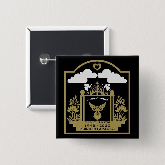 Pillar Candle Button (Vorne & Hinten)