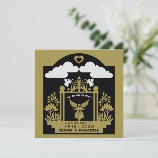 Pillar Candle Karte (Stehend Vorderseite)