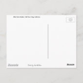 Pillar Point Harbour Postkarte (Rückseite)