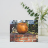 Pillar Pumpkin Postkarte (Stehend Vorderseite)