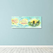 Pillar Rock, Washington - Pillar Rock Salmon Leinwanddruck (Insitu (Holzboden))