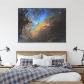 Pillars of Creation - Distinguished Canvas Print Leinwanddruck (Insitu (Schlafzimmer))