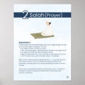 Pillars of Islam - Salah (Prayer) Blue Poster (Vorne)