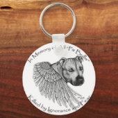 Pillbulle Schlüsselanhänger (Vorderseite)