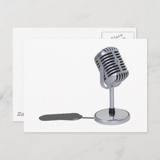 PilleMikrofon042211 Postkarte (Vorne/Hinten)