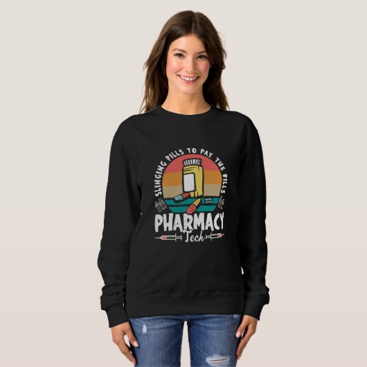 Pillen Apotheker Geschenk des Apothekers Sweatshirt (Vorne ganz)
