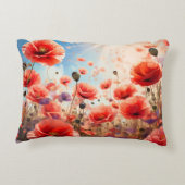 Pillen der Pfefferkissen in einem Feld Dekokissen (Rückseite)