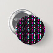 Pillen mit rosa Glitzer Button (Vorne & Hinten)