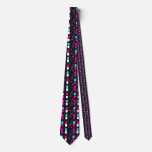 Pillen mit rosa Glitzer Krawatte