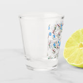 Pillen Streumuster Schnapsglas (Links)