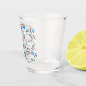 Pillen Streumuster Schnapsglas (Rechts)