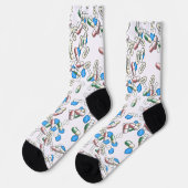 Pillen Streumuster Socken (Linkes Detail)