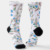 Pillen Streumuster Socken (Gewinkelt)