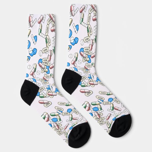 Pillen Streumuster Socken (Rechts)