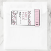 Pillenkleber Rechteckiger Aufkleber (Tasche)