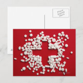 Pillenkreuz Postkarte (Vorne/Hinten)