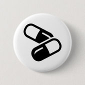 Pillenmedizin Button (Vorderseite)