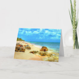 Pillory Beach Grußkarte Karte