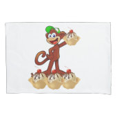 Pillow Case Banana Split Monkey Kissenbezug (Vorderseite)