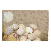 Pillow Case Beach Clams Sand Beach Stones Kissenbezug (Rückseite)