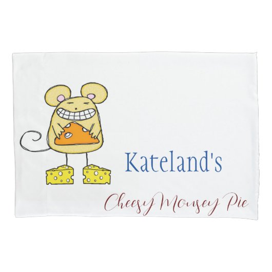 Pillow Case Cheesy Mousey Pie Kissenbezug (Vorderseite)