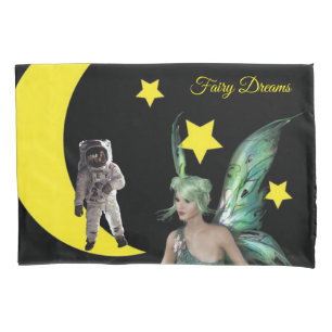 Pillow Case Fairy und Astronaut Kissenbezug