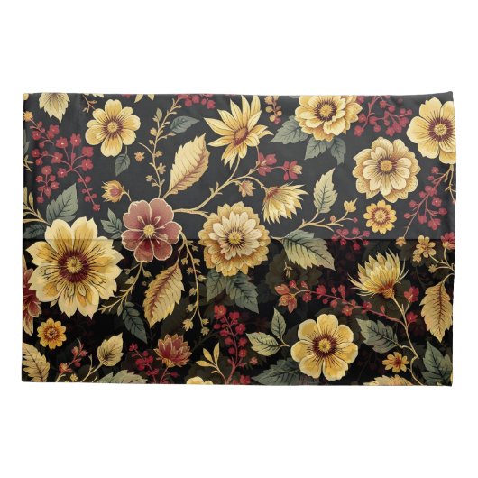 Pillow case flowers pattern  kissenbezug (Rückseite)