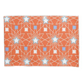 Pillow Case Orange Blue Stars Kissenbezug (Vorderseite)