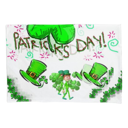 Pillow Case St. Patrick's Day Kissenbezug (Vorderseite)