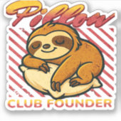 Pillow Club Gründer Classic T - Shirt Aufkleber (Vorderseite)