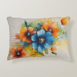 Pillow Collection mit Atemberaubender farbiger Blu Dekokissen