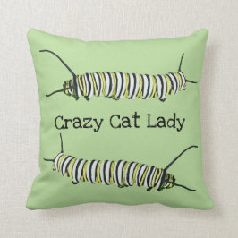 Pillow Crazy Cat Lady Kissen