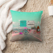 Pillow decorated with the Spanish highway Kissen (Decke)