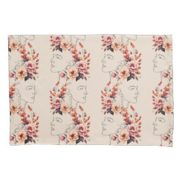 PILLOW-FALLGESCHLECHT KONTUR DER OBERFLÄCHE IN BLU KISSENBEZUG