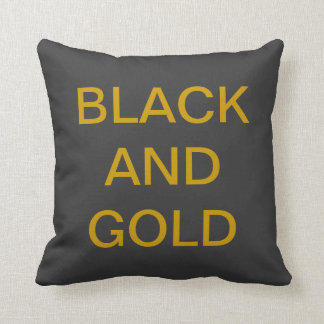 PILLOW GO STEELERS SCHWARZ UND GOLD KISSEN