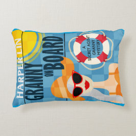 PILLOW Granny an Bord Harper Lin Buchdecke Dekokissen