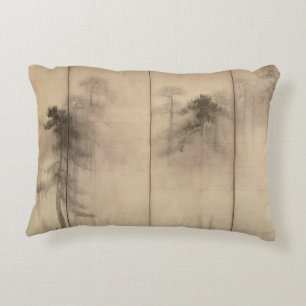 Pillow Hasegawa Tohaku Pine Trees 16. Japanisch Zierkissen