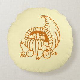 Pillow - Horn von Plenty Rundes Kissen