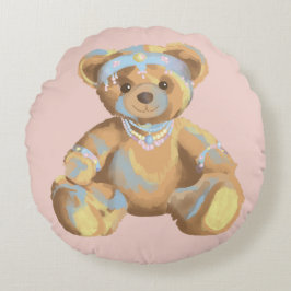 Pillow Jewlery Bear Rundes Kissen