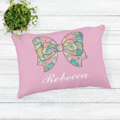 pillow kid bow bedroom dekokissen