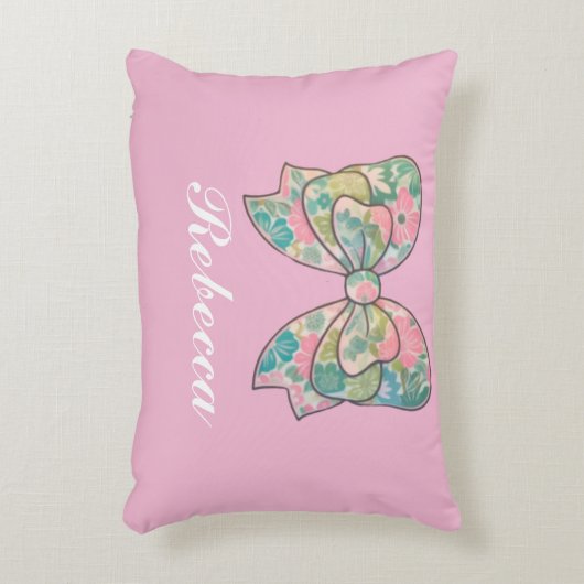pillow kid bow bedroom dekokissen (Vorderseite(Vertikal))