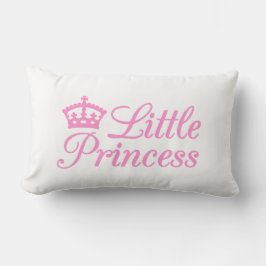 Pillow kleine Prinzessin des Entwurfs, mit rosa Lendenkissen