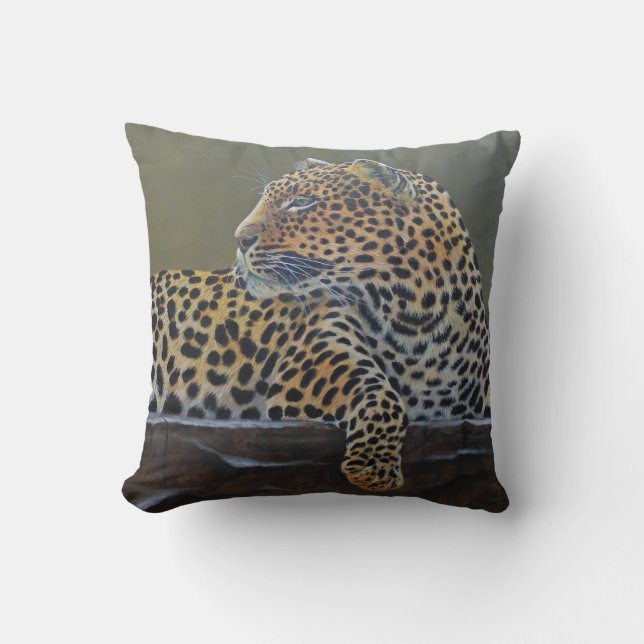 Pillow Leopard Rock Kissen (Vorderseite)