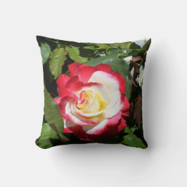 Pillow mit Rot gespitzter herrlicher Kissen