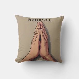 Pillow/Namaste hand yoga Pillow Kissen