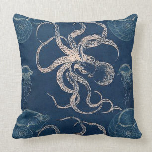 PILLOW "Nautic/Octopus" Kissen