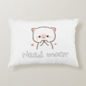 Pillow of Realistic Cat – Need Moar Calm Dekokissen (Vorderseite)